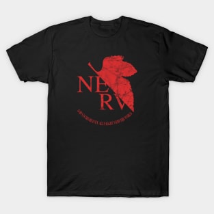 Neon Genesis Evangelion -  Vintage Nerv T-Shirt